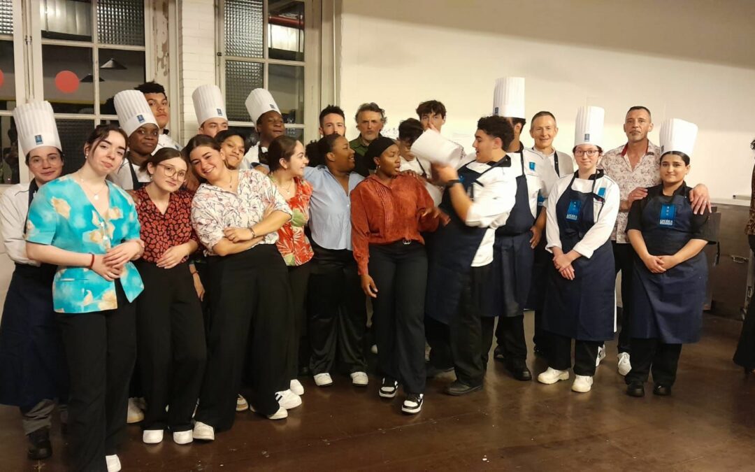 Très belle Prestation de nos élèves cuisiniers et serveurs au LIEU UNIQUE à Nantes