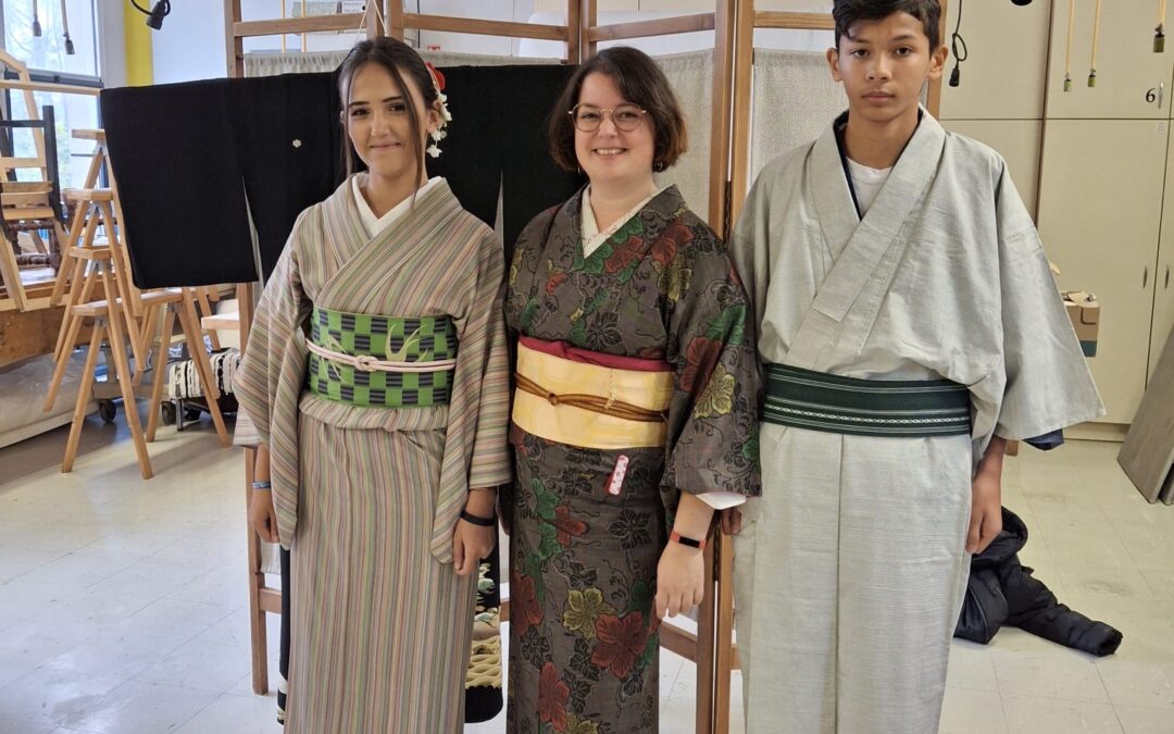 Kimonos et Yukatas au lycée Bougainville